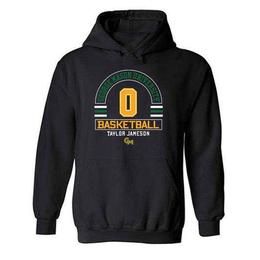 GMU - NCAA Women's Basketball : Taylor Jameson - Classic Fashion Shersey Hooded Sweatshirt-0