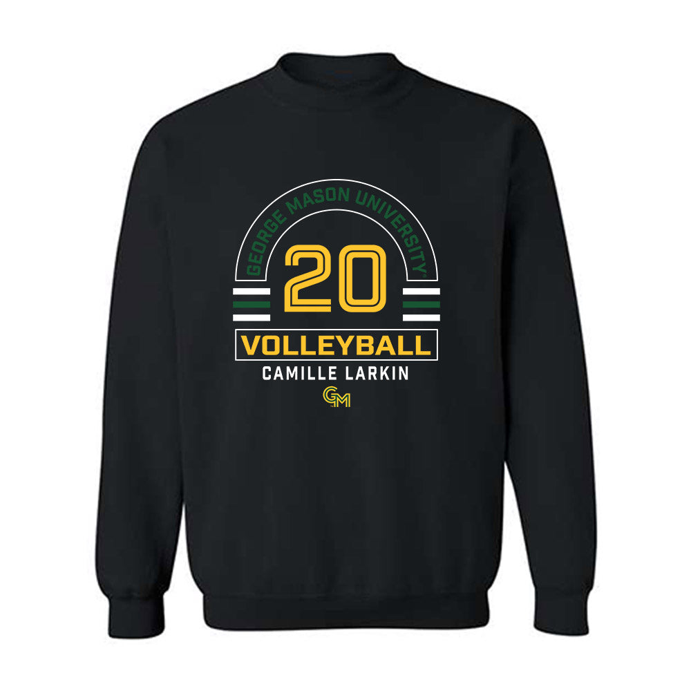 GMU - NCAA Women's Volleyball : Camille Larkin - Classic Fashion Shersey Crewneck Sweatshirt-0