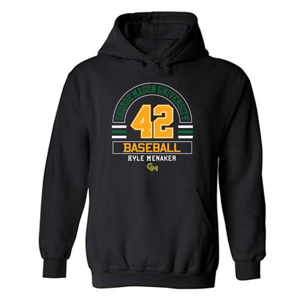 GMU - NCAA Baseball : Kyle Menaker - Classic Fashion Shersey Hooded Sweatshirt-0