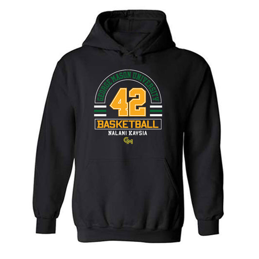 GMU - NCAA Women's Basketball : Nalani Kaysia - Classic Fashion Shersey Hooded Sweatshirt-0