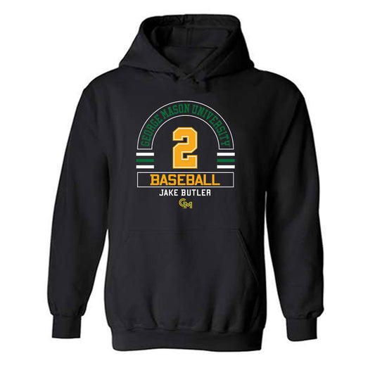 GMU - NCAA Baseball : Jake Butler - Classic Fashion Shersey Hooded Sweatshirt-0