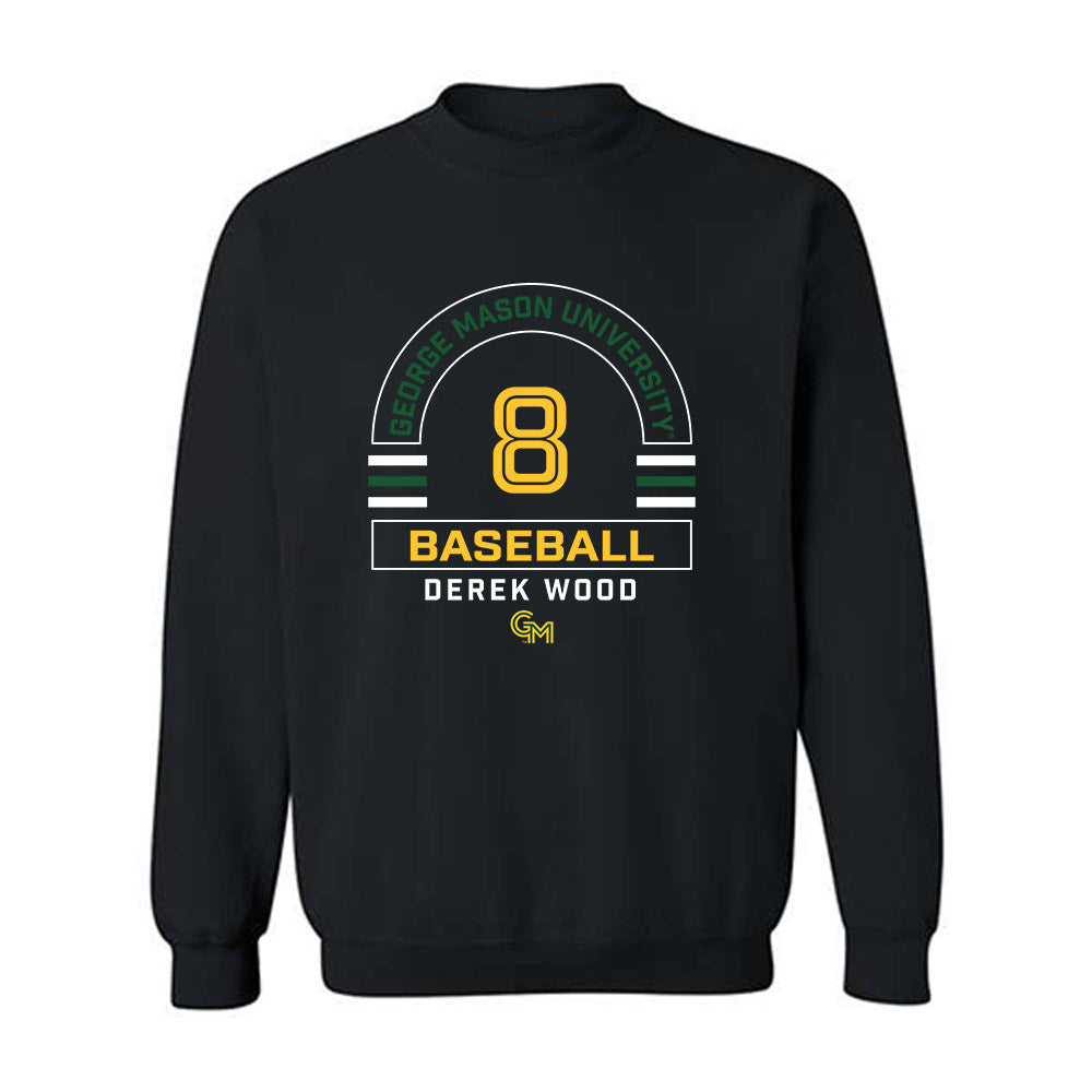 GMU - NCAA Baseball : Derek Wood - Classic Fashion Shersey Crewneck Sweatshirt-0