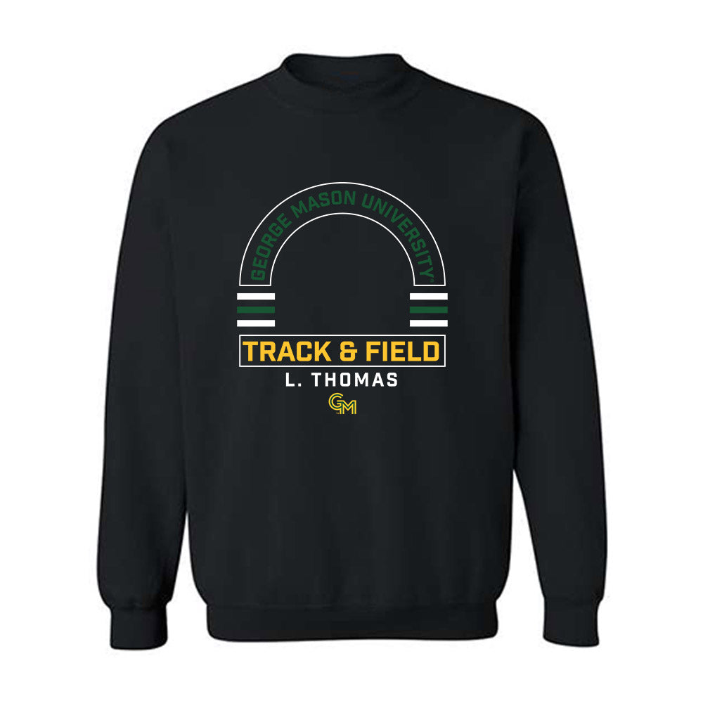 GMU - NCAA Women's Track & Field : Laila Thomas - Classic Fashion Shersey Crewneck Sweatshirt-0