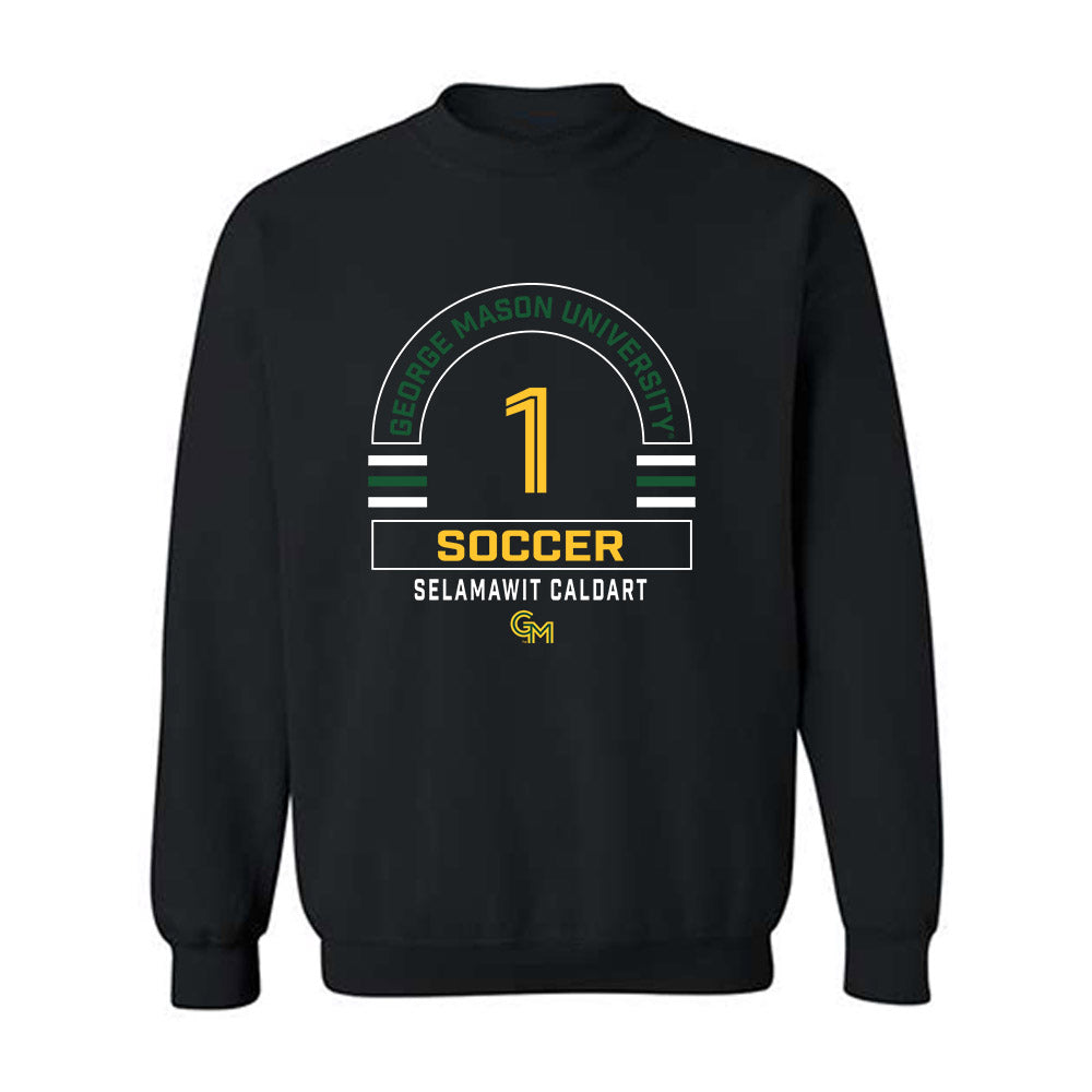 GMU - NCAA Women's Soccer : Selamawit Caldart - Classic Fashion Shersey Crewneck Sweatshirt-0