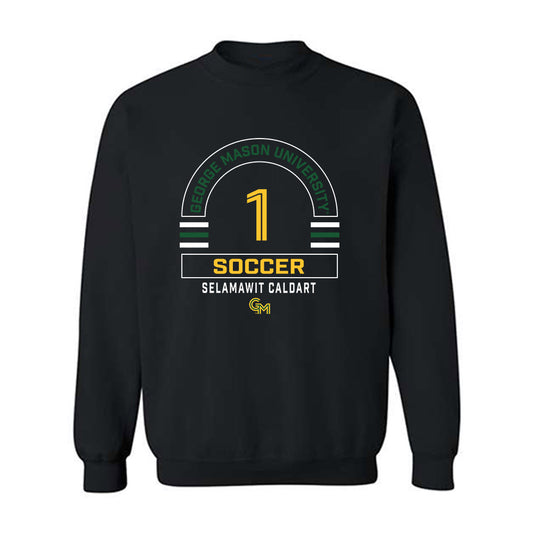 GMU - NCAA Women's Soccer : Selamawit Caldart - Classic Fashion Shersey Crewneck Sweatshirt-0