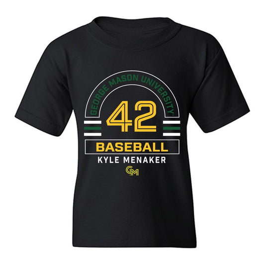 GMU - NCAA Baseball : Kyle Menaker - Classic Fashion Shersey Youth T-Shirt-0