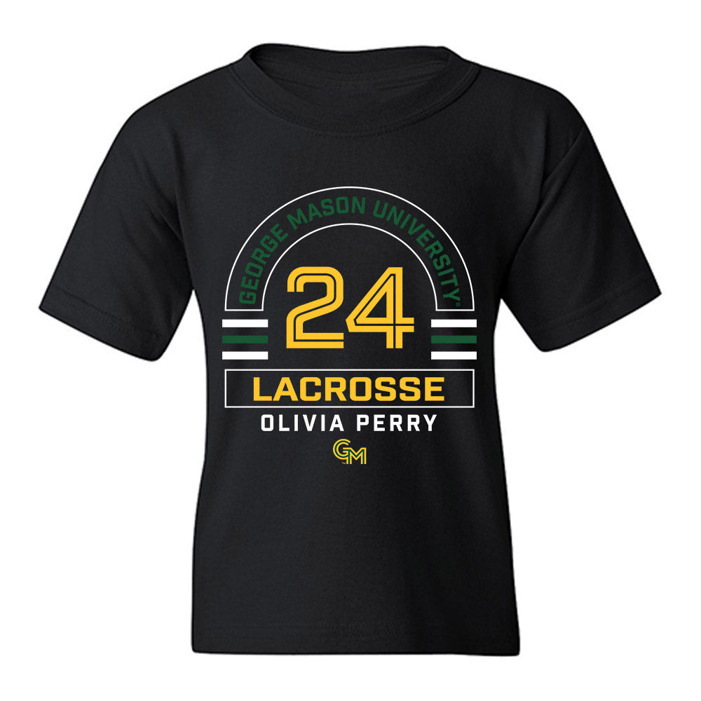 GMU - NCAA Women's Lacrosse : Olivia Perry - Classic Fashion Shersey Youth T-Shirt-0