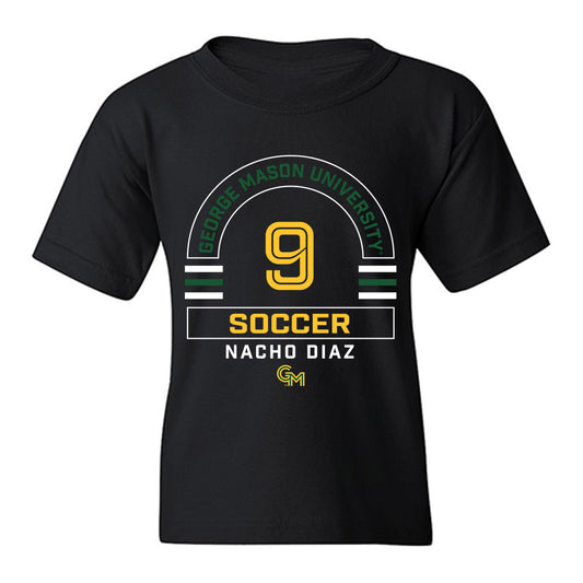 GMU - NCAA Men's Soccer : Nacho Diaz - Classic Fashion Shersey Youth T-Shirt-0