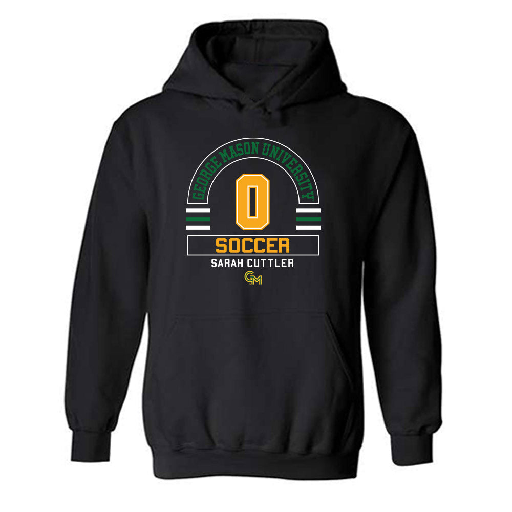 GMU - NCAA Women's Soccer : Sarah Cuttler - Classic Fashion Shersey Hooded Sweatshirt-0
