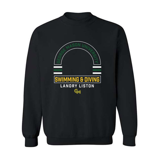 GMU - NCAA Women's Swimming & Diving : Landry Liston - Classic Fashion Shersey Crewneck Sweatshirt-0