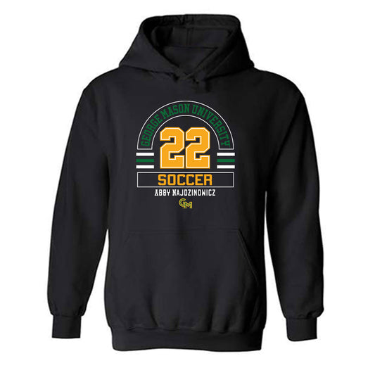 GMU - NCAA Women's Soccer : Abby Najdzinowicz - Classic Fashion Shersey Hooded Sweatshirt-0