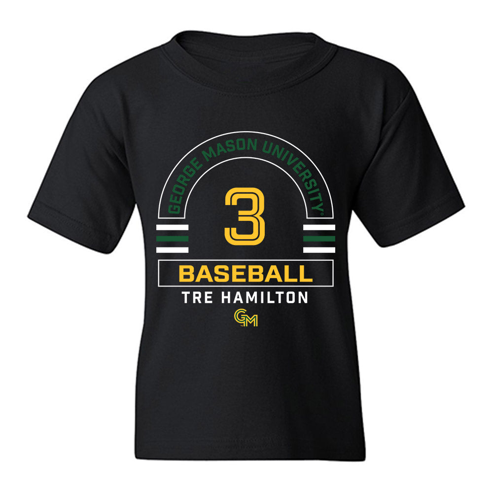 GMU - NCAA Baseball : Tre Hamilton - Classic Fashion Shersey Youth T-Shirt-0