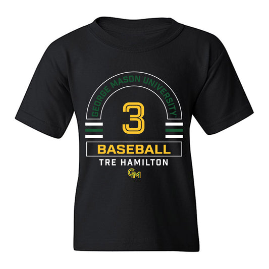 GMU - NCAA Baseball : Tre Hamilton - Classic Fashion Shersey Youth T-Shirt-0