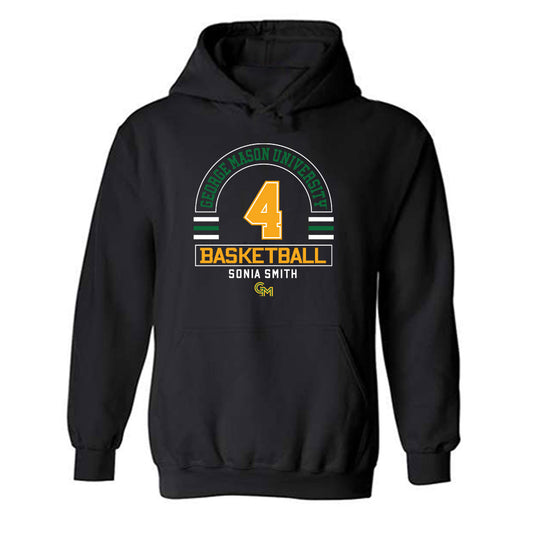 GMU - NCAA Women's Basketball : Sonia Smith - Classic Fashion Shersey Hooded Sweatshirt-0