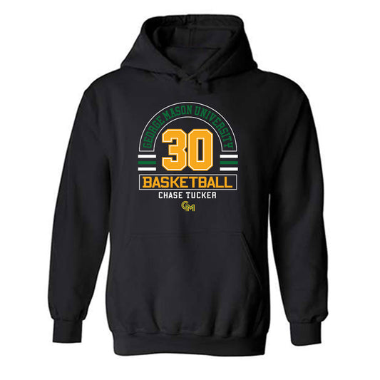 GMU - NCAA Men's Basketball : Chase Tucker - Classic Fashion Shersey Hooded Sweatshirt-0