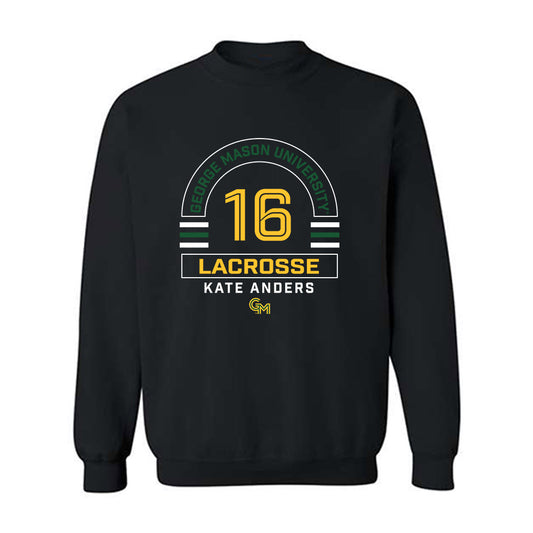 GMU - NCAA Women's Lacrosse : Kate Anders - Classic Fashion Shersey Crewneck Sweatshirt-0