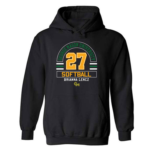 GMU - NCAA Softball : Brianna Lencz - Classic Fashion Shersey Hooded Sweatshirt-0
