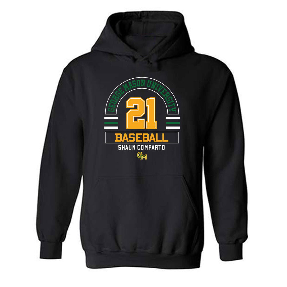 GMU - NCAA Baseball : Shaun Comparto - Classic Fashion Shersey Hooded Sweatshirt-0