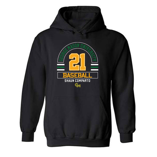GMU - NCAA Baseball : Shaun Comparto - Classic Fashion Shersey Hooded Sweatshirt-0