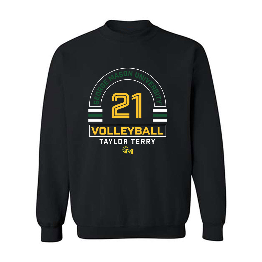 GMU - NCAA Women's Volleyball : Taylor Terry - Classic Fashion Shersey Crewneck Sweatshirt-0