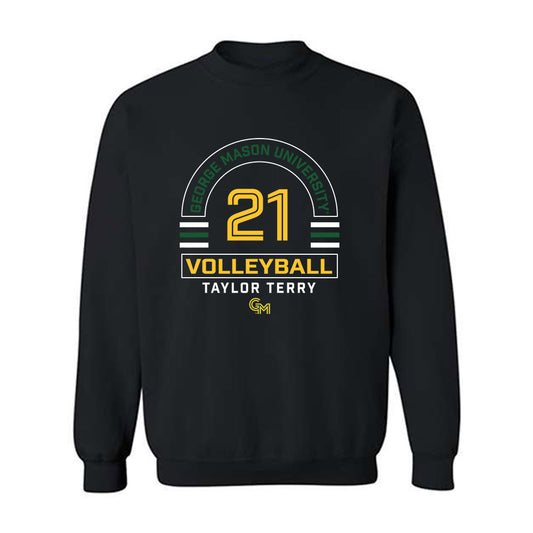 GMU - NCAA Women's Volleyball : Taylor Terry - Classic Fashion Shersey Crewneck Sweatshirt-0