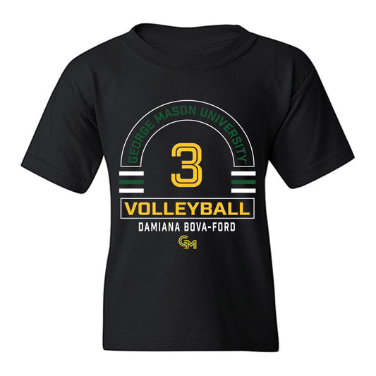GMU - NCAA Women's Volleyball : Damiana Bova-Ford - Classic Fashion Shersey Youth T-Shirt-0