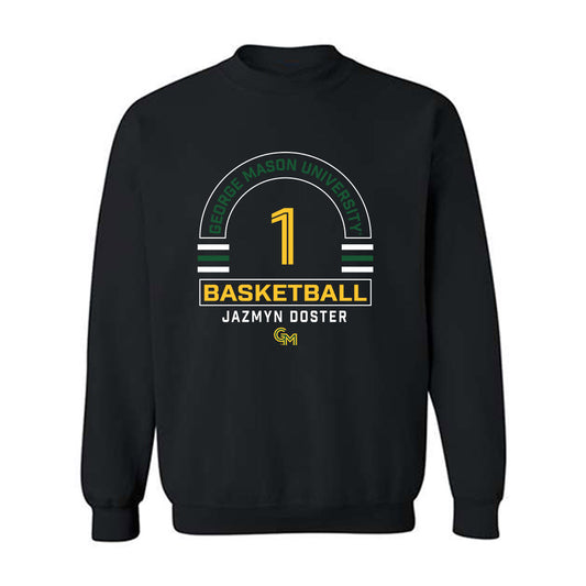GMU - NCAA Women's Basketball : Jazmyn Doster - Classic Fashion Shersey Crewneck Sweatshirt-0