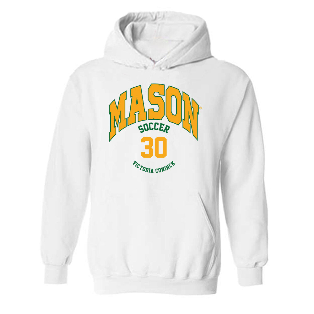 GMU - NCAA Women's Soccer : Victoria Coninck - Classic Fashion Shersey Hooded Sweatshirt-0