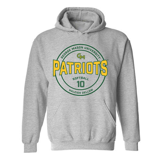 GMU - NCAA Softball : Haleigh Dellow - Classic Fashion Shersey Hooded Sweatshirt-0