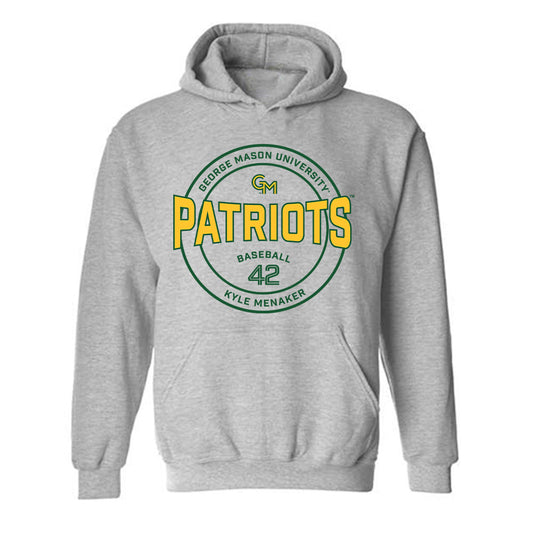 GMU - NCAA Baseball : Kyle Menaker - Classic Fashion Shersey Hooded Sweatshirt-0