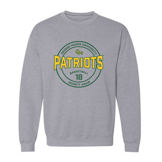 GMU - NCAA Men's Basketball : Emmett Adair - Classic Fashion Shersey Crewneck Sweatshirt-0