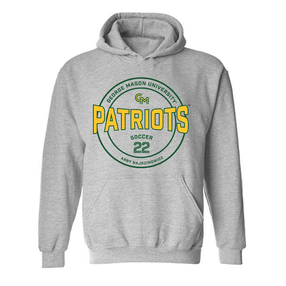 GMU - NCAA Women's Soccer : Abby Najdzinowicz - Classic Fashion Shersey Hooded Sweatshirt-0