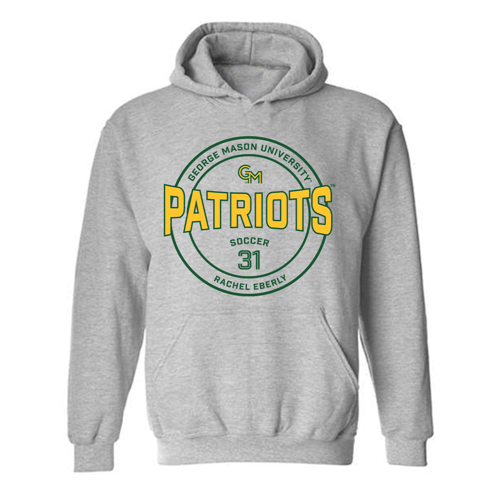 GMU - NCAA Women's Soccer : Rachel Eberly - Classic Fashion Shersey Hooded Sweatshirt-0