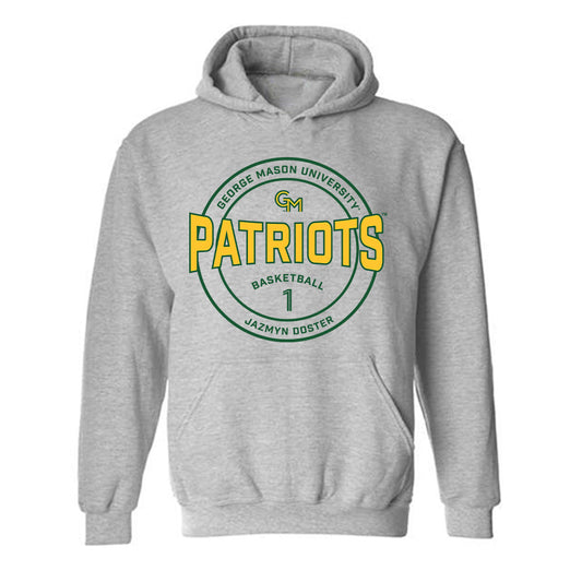 GMU - NCAA Women's Basketball : Jazmyn Doster - Classic Fashion Shersey Hooded Sweatshirt-0