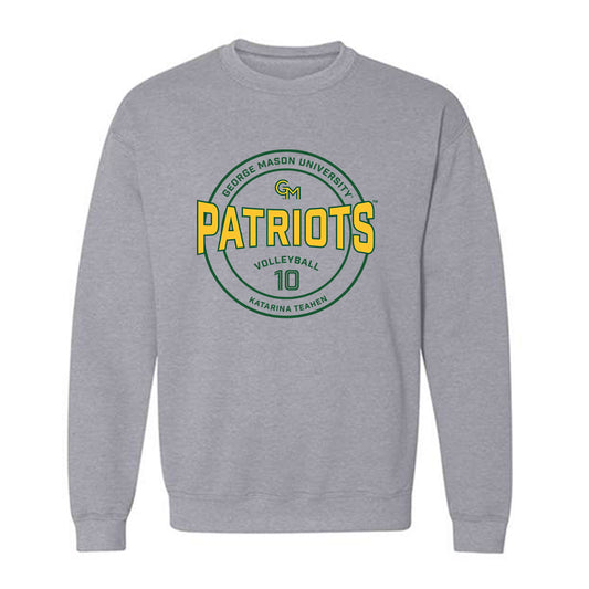 GMU - NCAA Women's Volleyball : Katarina Teahen - Classic Fashion Shersey Crewneck Sweatshirt-0
