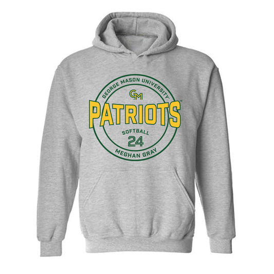 GMU - NCAA Softball : Meghan Gray - Classic Fashion Shersey Hooded Sweatshirt-0
