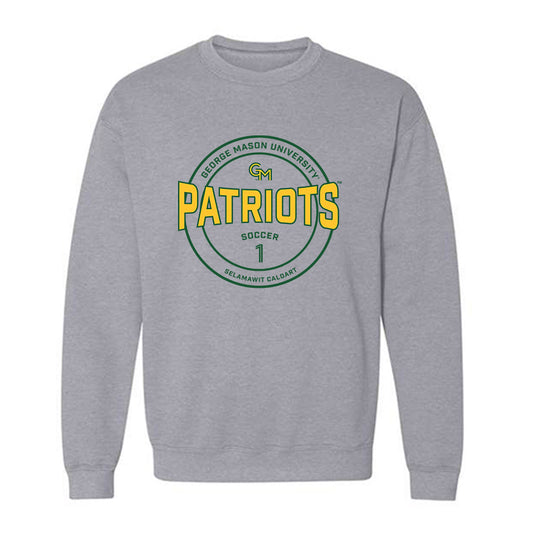 GMU - NCAA Women's Soccer : Selamawit Caldart - Classic Fashion Shersey Crewneck Sweatshirt-0