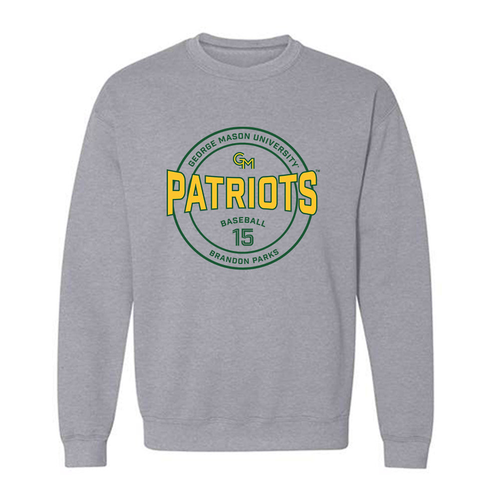 GMU - NCAA Baseball : Brandon Parks - Classic Fashion Shersey Crewneck Sweatshirt-0