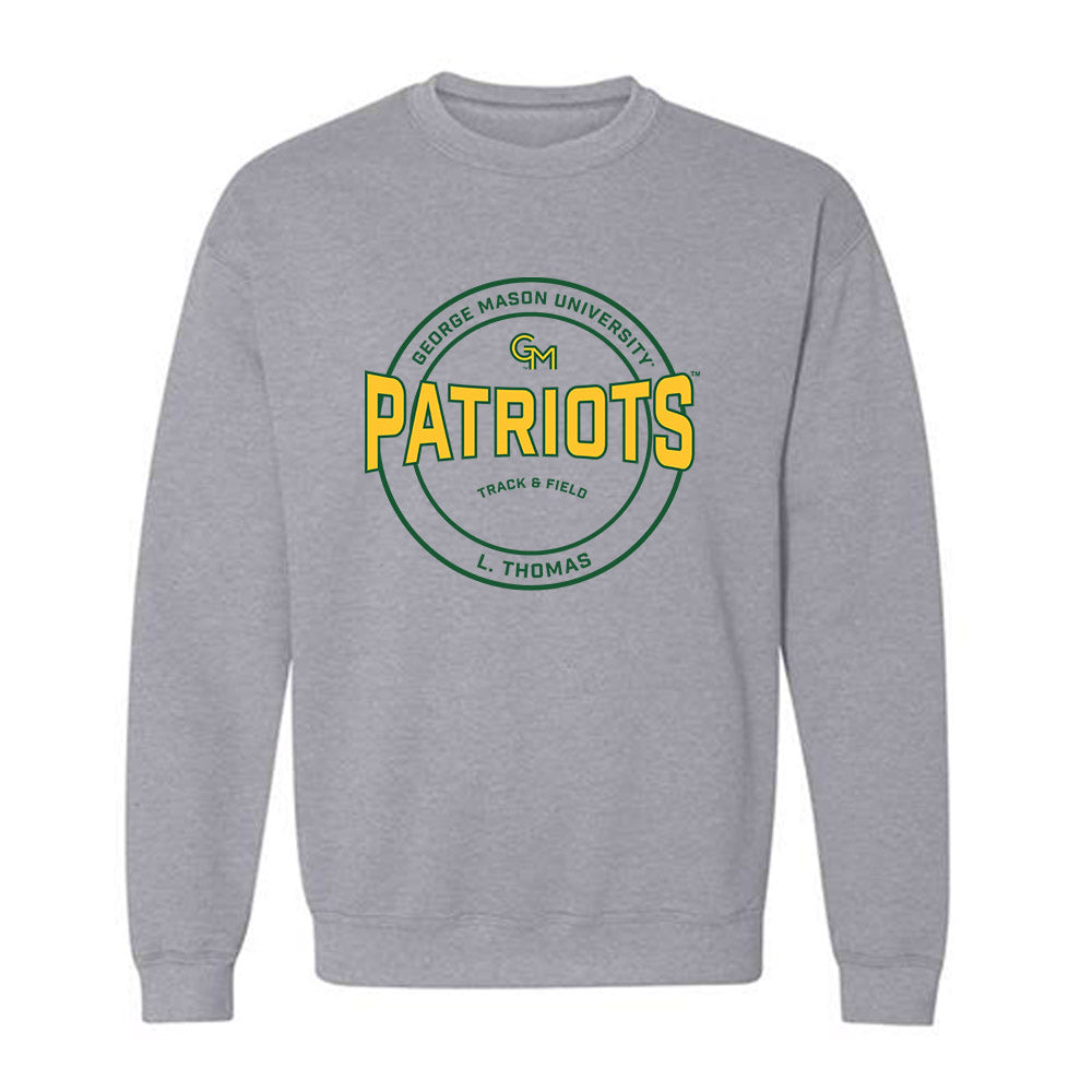 GMU - NCAA Women's Track & Field : Laila Thomas - Classic Fashion Shersey Crewneck Sweatshirt-0