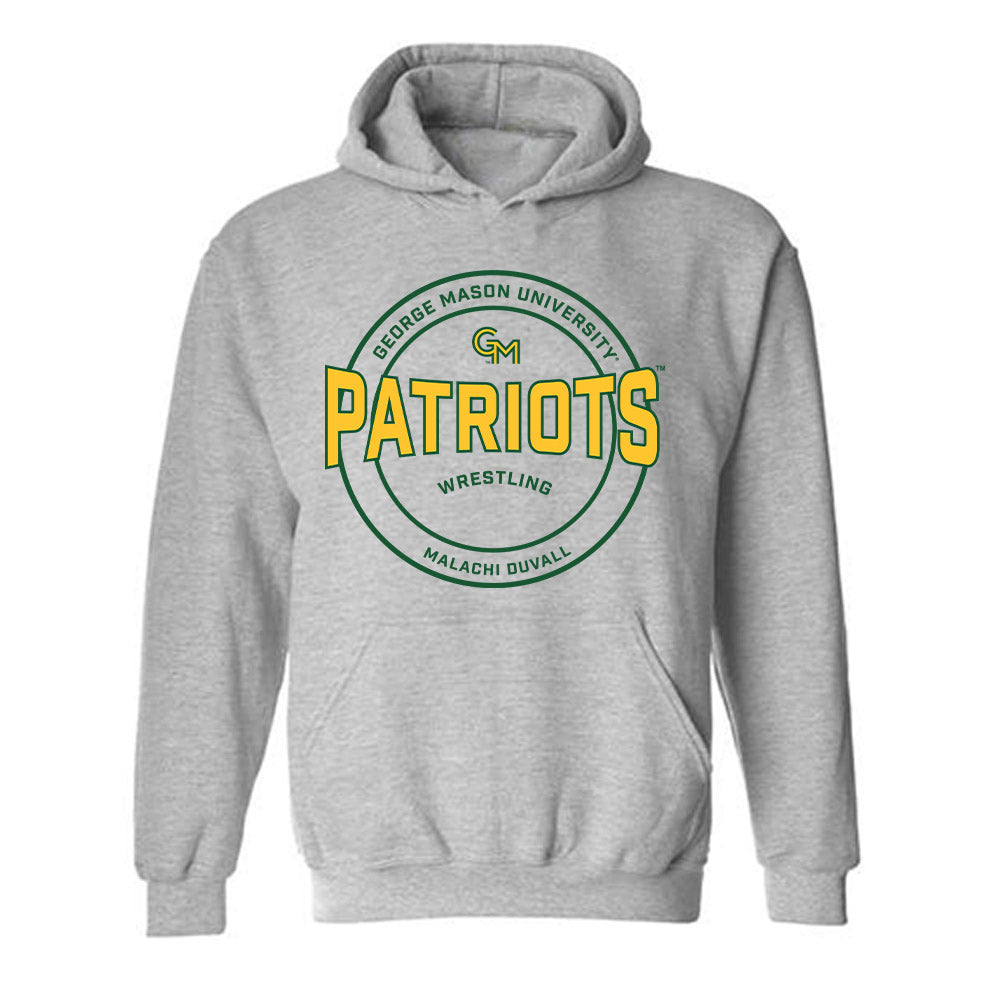 GMU - NCAA Wrestling : Malachi DuVall - Classic Fashion Shersey Hooded Sweatshirt-0