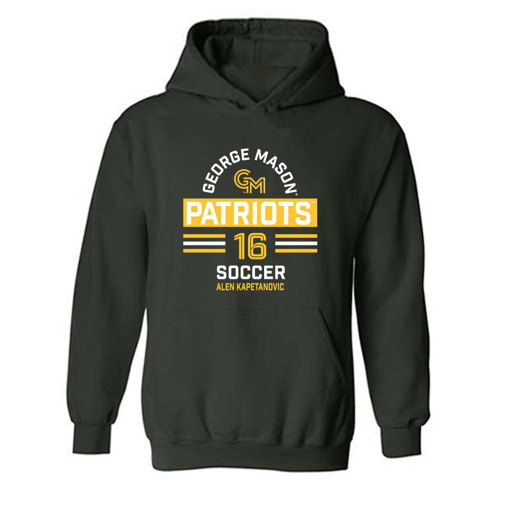 GMU - NCAA Men's Soccer : Alen Kapetanovic - Classic Fashion Shersey Hooded Sweatshirt-0