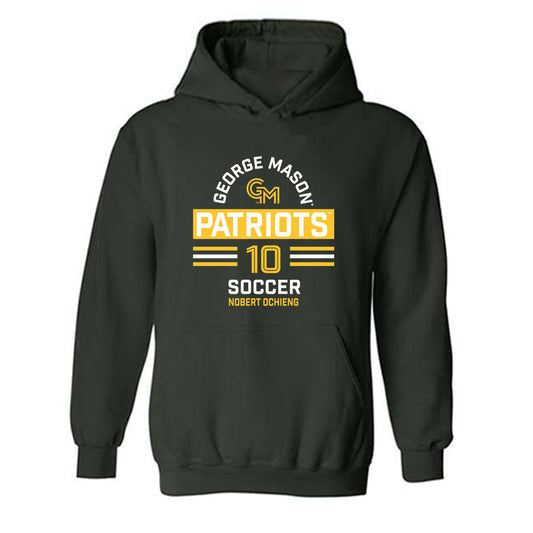 GMU - NCAA Men's Soccer : Nobert Ochieng - Classic Fashion Shersey Hooded Sweatshirt-0