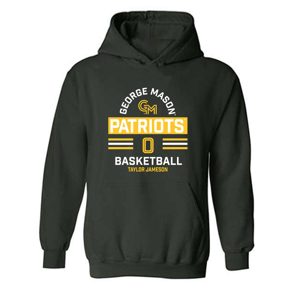 GMU - NCAA Women's Basketball : Taylor Jameson - Classic Fashion Shersey Hooded Sweatshirt-0