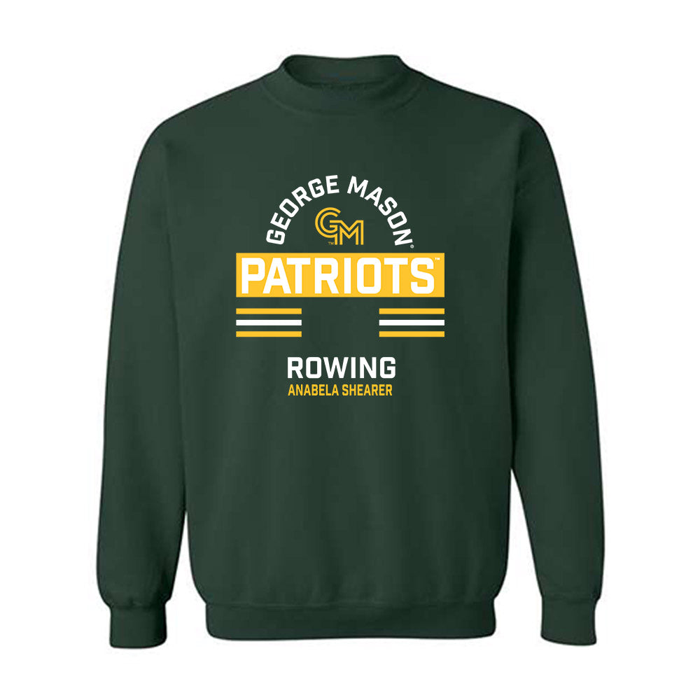 GMU - NCAA Women's Rowing : Anabela Shearer - Classic Fashion Shersey Crewneck Sweatshirt-0