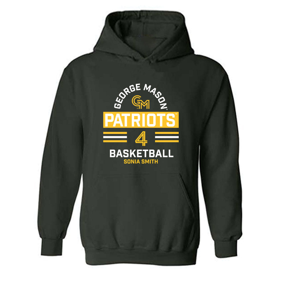 GMU - NCAA Women's Basketball : Sonia Smith - Classic Fashion Shersey Hooded Sweatshirt-0