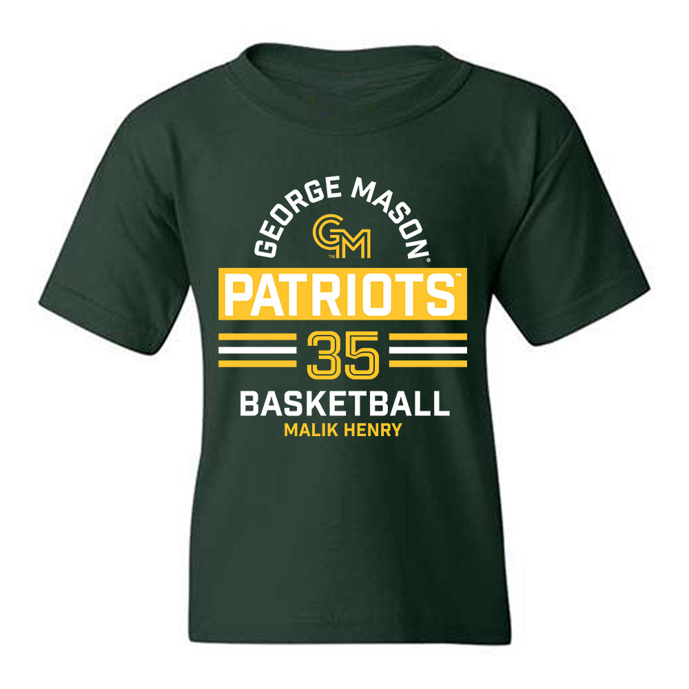 GMU - NCAA Men's Basketball : Malik Henry - Classic Fashion Shersey Youth T-Shirt-0