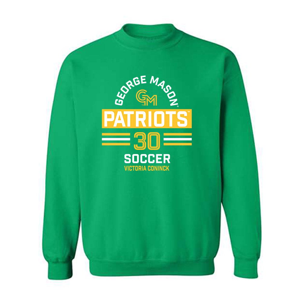 GMU - NCAA Women's Soccer : Victoria Coninck - Classic Fashion Shersey Crewneck Sweatshirt-0