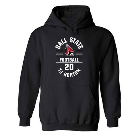 Ball State - NCAA Football : TJ Horton - Classic Fashion Shersey Hooded Sweatshirt