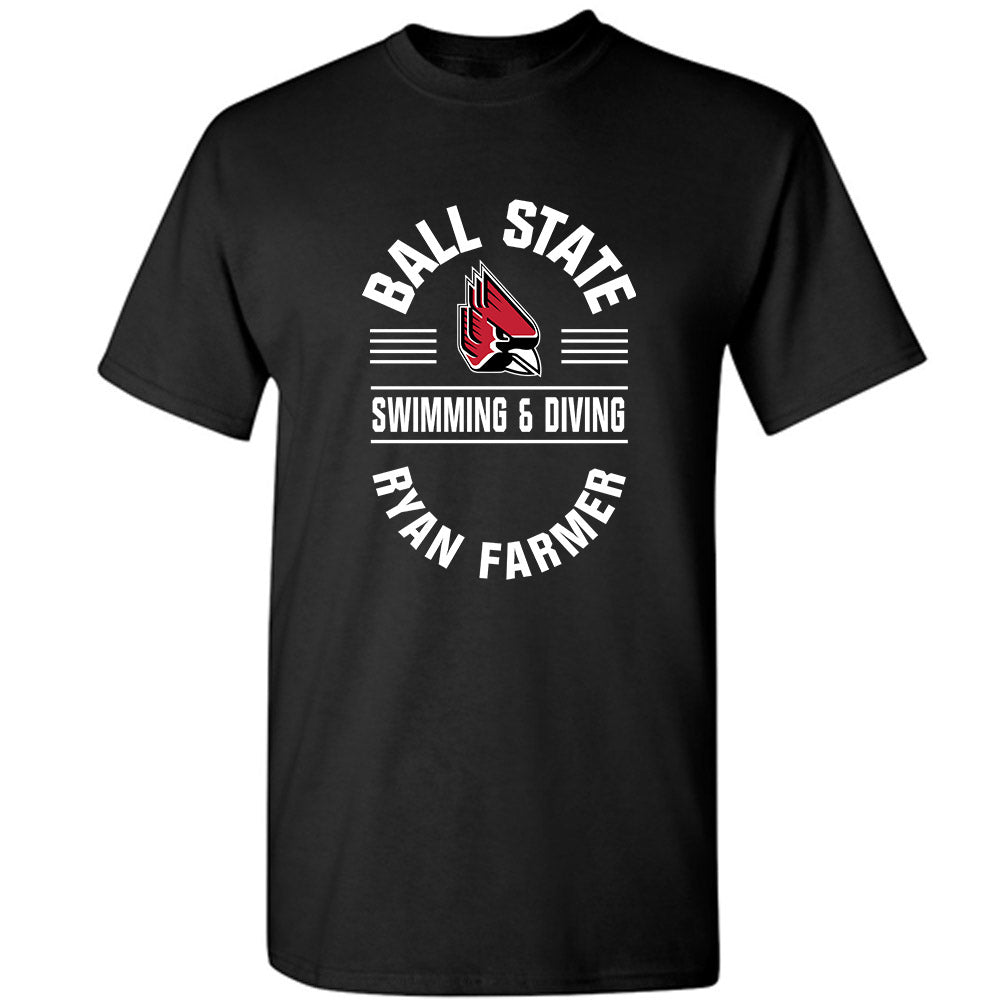 Ball State - NCAA Men's Swimming & Diving : Ryan Farmer - Classic Fashion Shersey T-Shirt-0