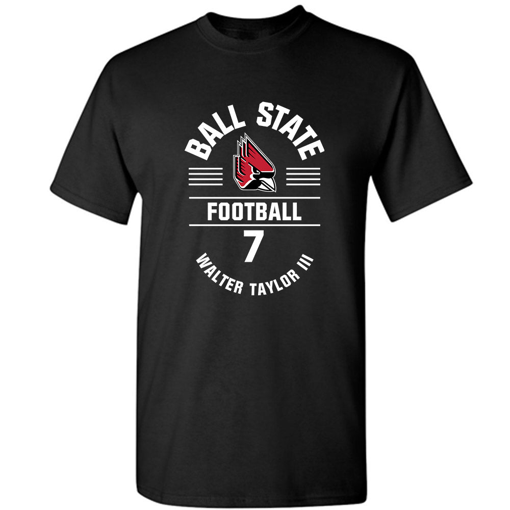 Ball State - NCAA Football : Walter Taylor III - Classic Fashion Shersey T-Shirt-0